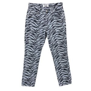 REFORMATION Jeans Julia Crop High Cigarette Gray Mineral Tiger